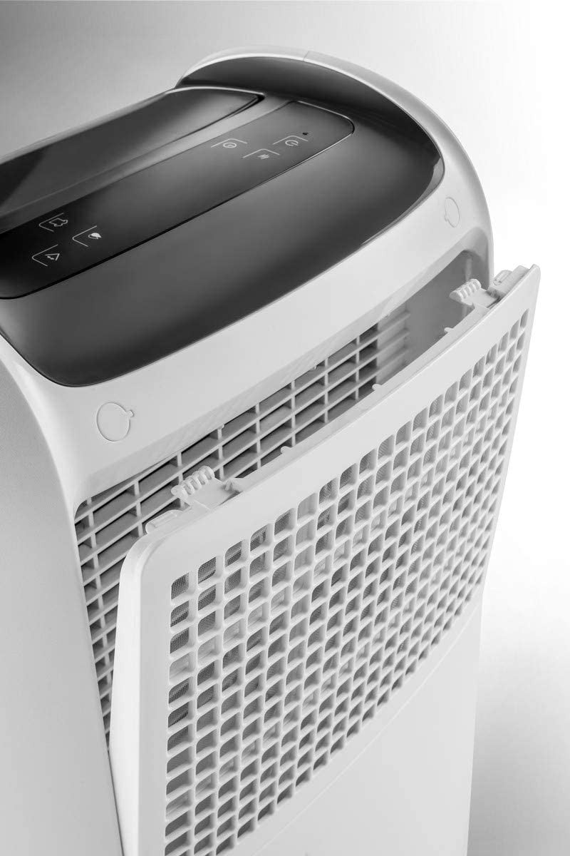 Delonghi, Dehumidifier, 25 L, Digital Display, Anti Freeze, Air Filter, White