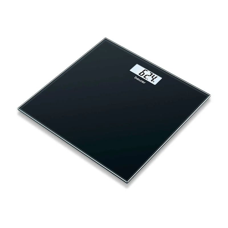 Beurer Glass Bathroom Scale, Black