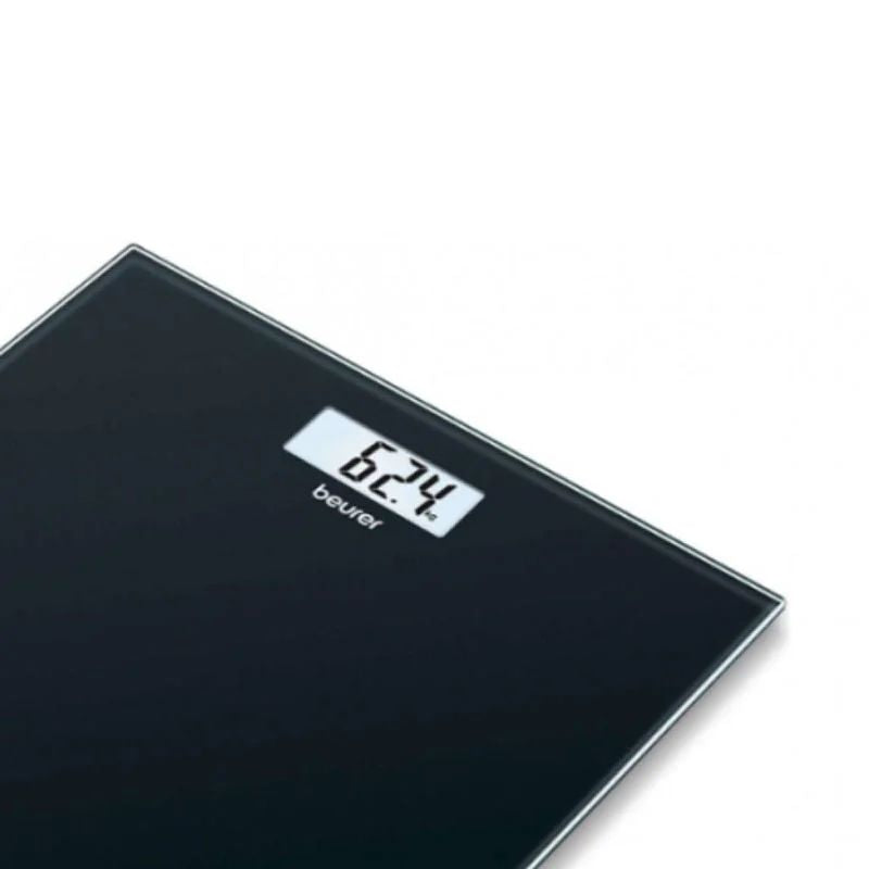 Beurer Glass Bathroom Scale, Black