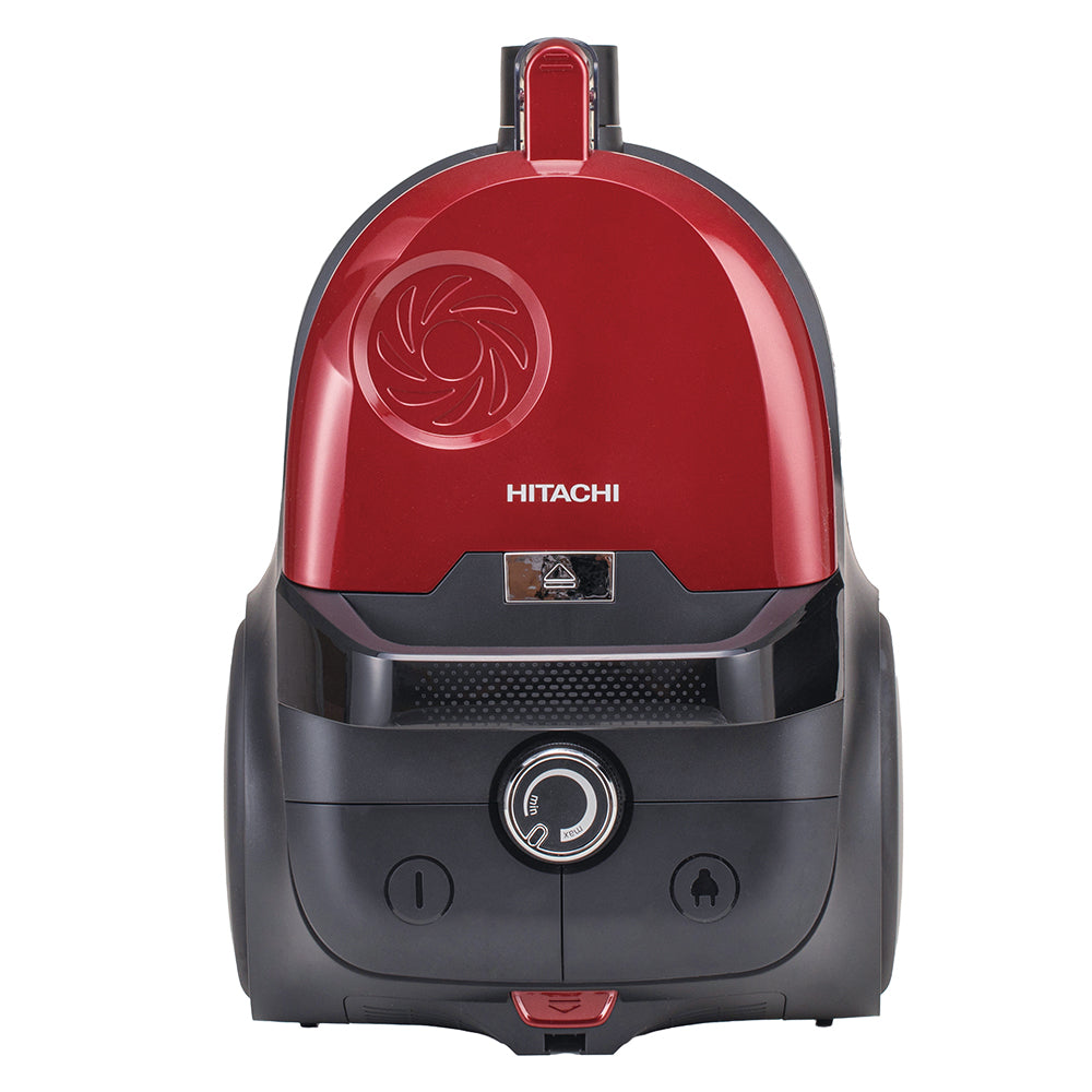 Hitachi 2000 Watts Bagless Cyclone Vacuum Cleaner, Red