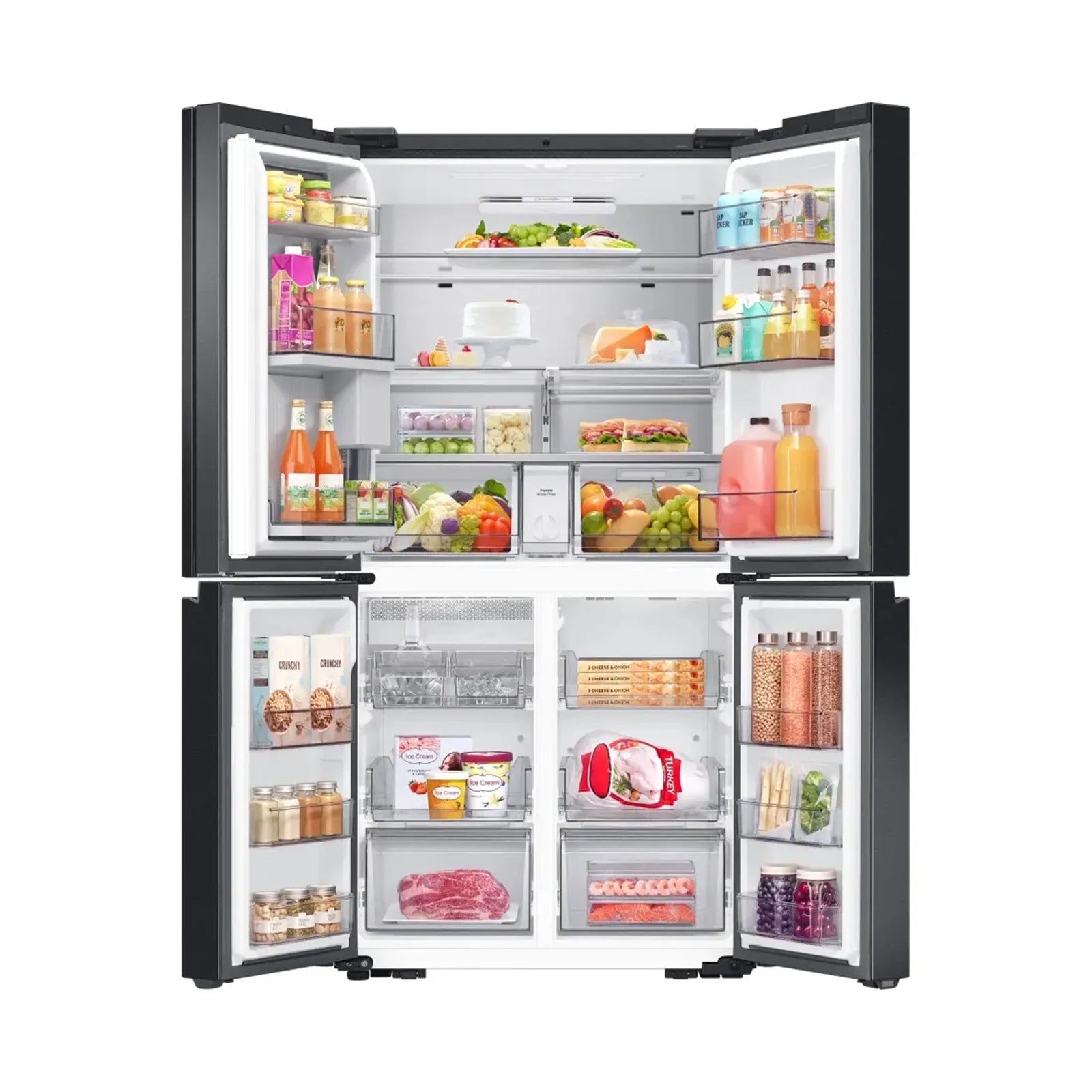 Samsung Bespoke AI 4 Door French Refrigerator Family Hub AI Vision