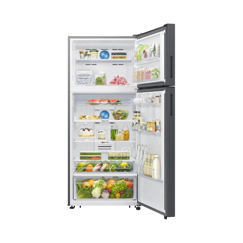 Samsung Top Mount Freezer Refrigerator with SmartThings AI Energy Mode.