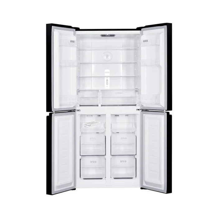 Sharp French 4 Doors Fridge, 560 L, Inverter, Stainless