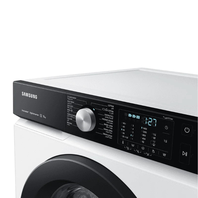 Samsung 11KG Front Load Washing Machine, White