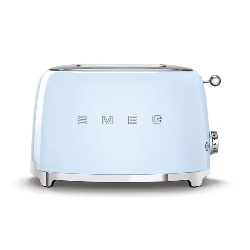 Smeg 50's Style Aesthetic 2 Slice Toaster, Pastel Blue
