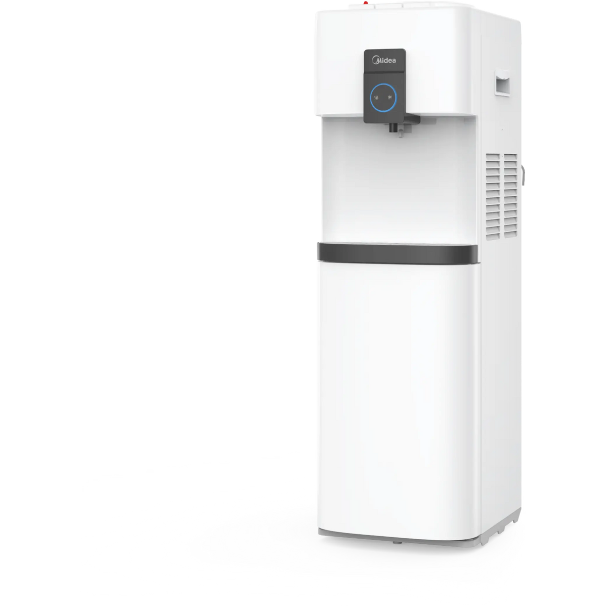 Midea Top Loading Water Dispenser with Refrigerator, White