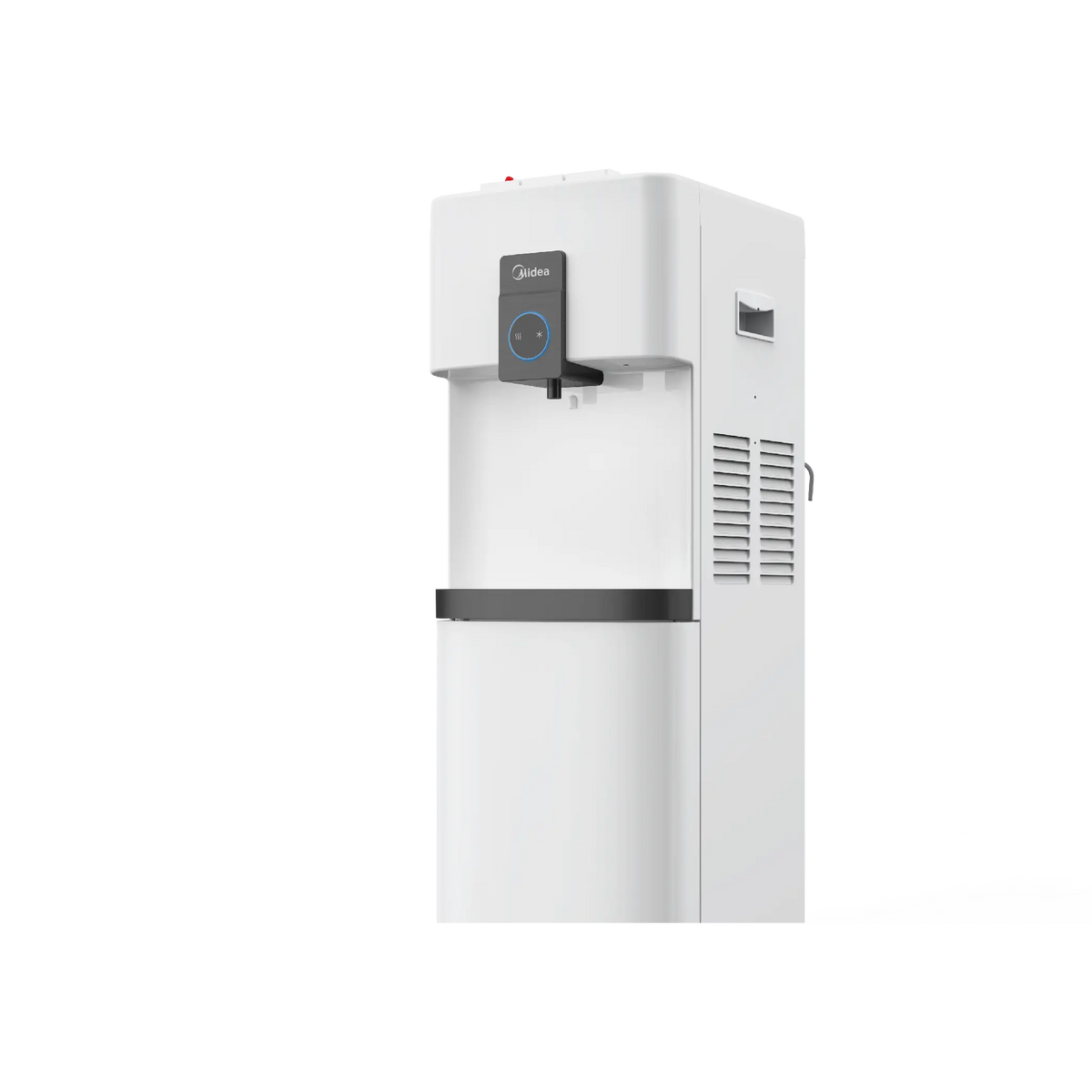 Midea Top Loading Water Dispenser with Refrigerator, White
