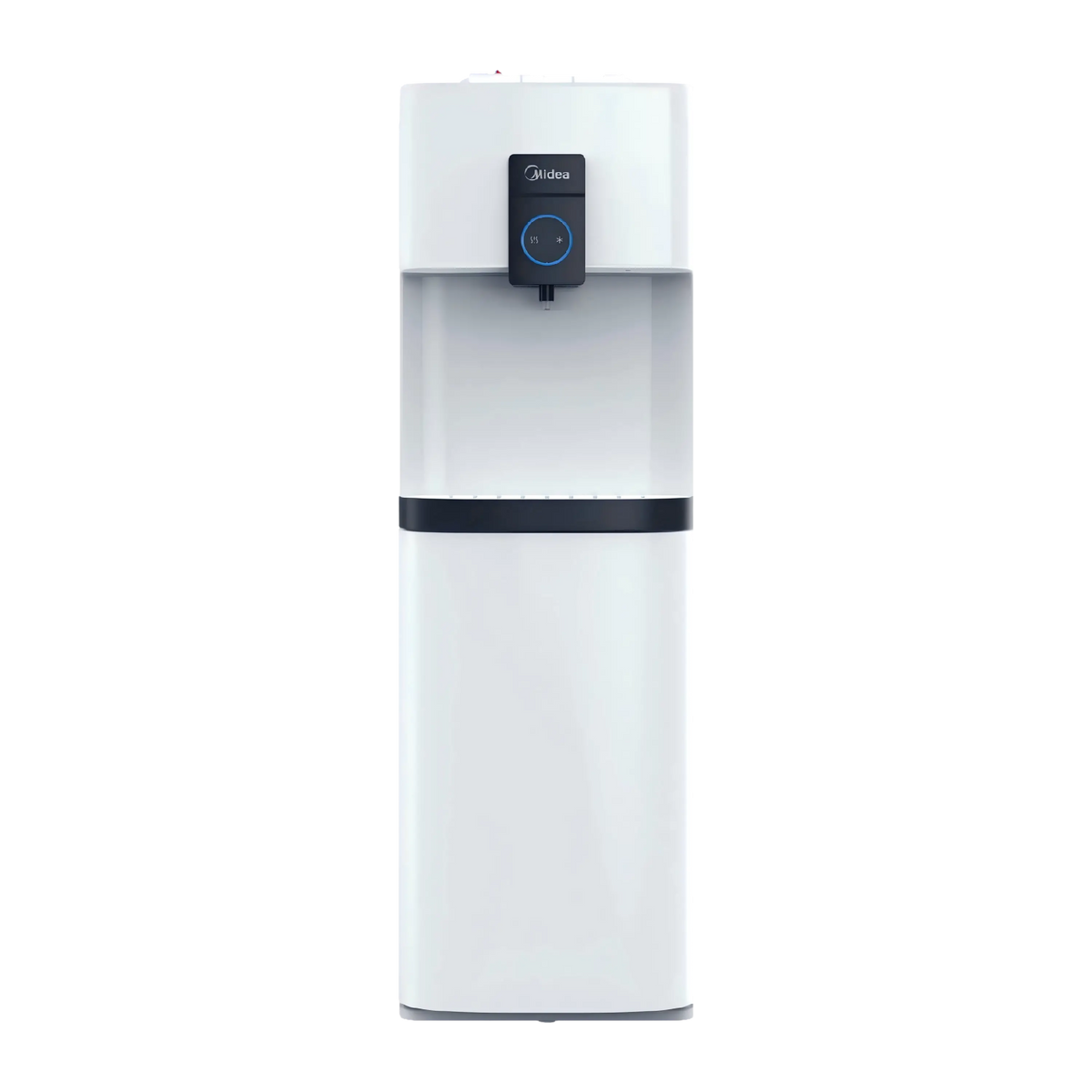 Midea Top Loading Water Dispenser with Refrigerator, White
