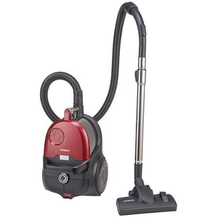 Hitachi 2000 Watts Bagless Cyclone Vacuum Cleaner, Red