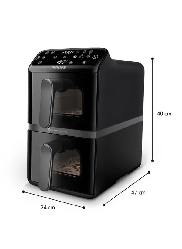 Philips 4000 Series Stacked Dual Basket Airfryer