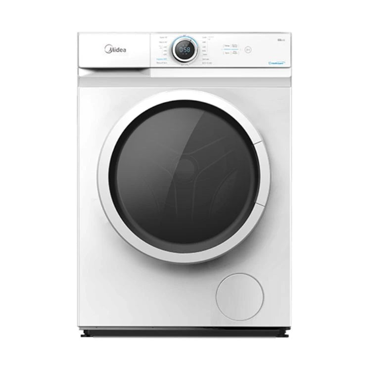 Midea 8KG Front Load Washing Machine, 1200 RPM, White