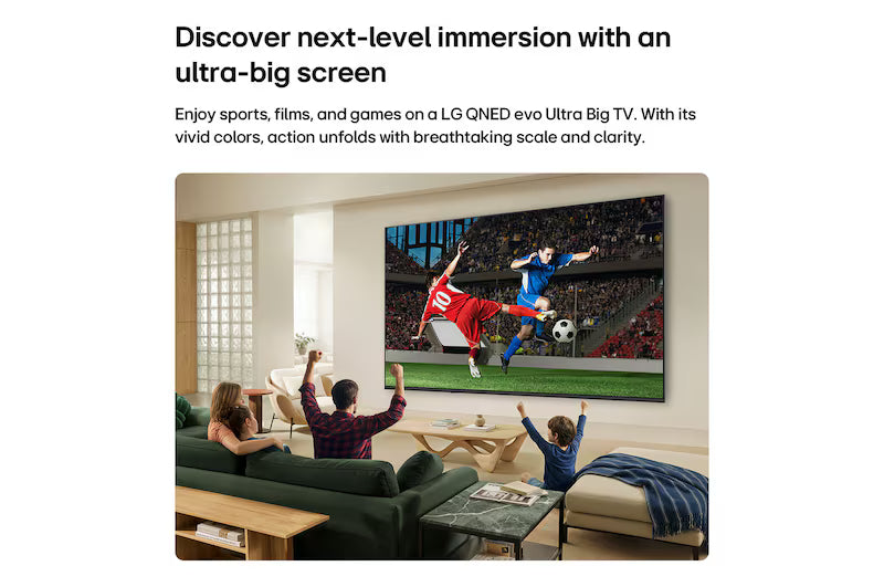 LG 75"AI QNED70 Mini LED 4K Smart TV 2026
