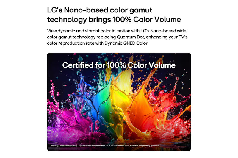 LG 75"AI QNED70 Mini LED 4K Smart TV 2026