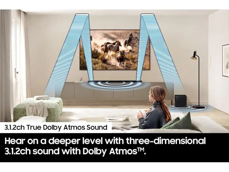 Samsung 3.1.2 Ch Soundbar & Subwoofer